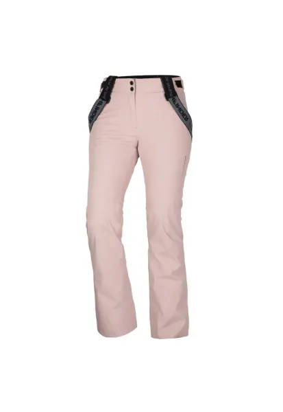 Pantaloni schi 10K/10K cu bretele dama Tamera - Roz