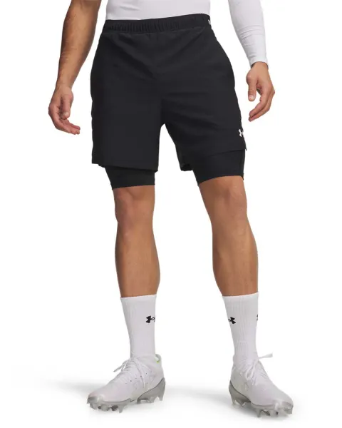 Pantaloni scurti Barbati VANISH WOVEN SHORT 2.0 2N1 Under Armour