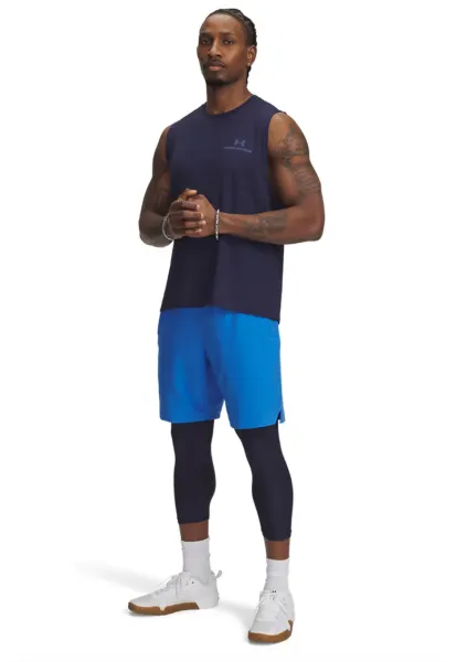 Pantaloni scurti cambrati  - pentru fitness Vanish Woven - Albastru royal