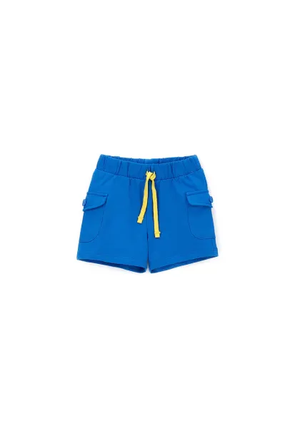 Pantaloni scurti copii -  albastru - sport