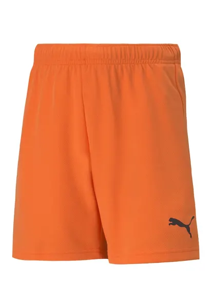 Pantaloni scurti cu banda elastica in talie pentru fotbal - Portocaliu mandarina