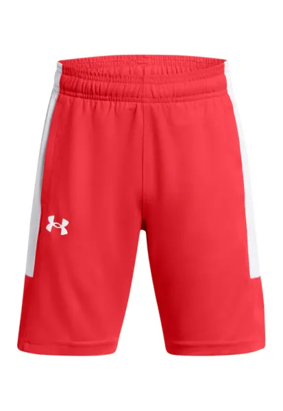 Pantaloni scurti cu buzunare laterale - pentru baschet Baseline - Alb/Coral