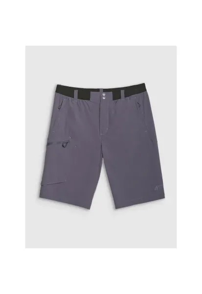 Pantaloni scurti de trekking  elastici - gri - pentru drumetii - gri