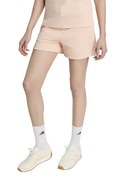 Pantaloni scurti de trening cu doua buzunare - Alb/Piersica