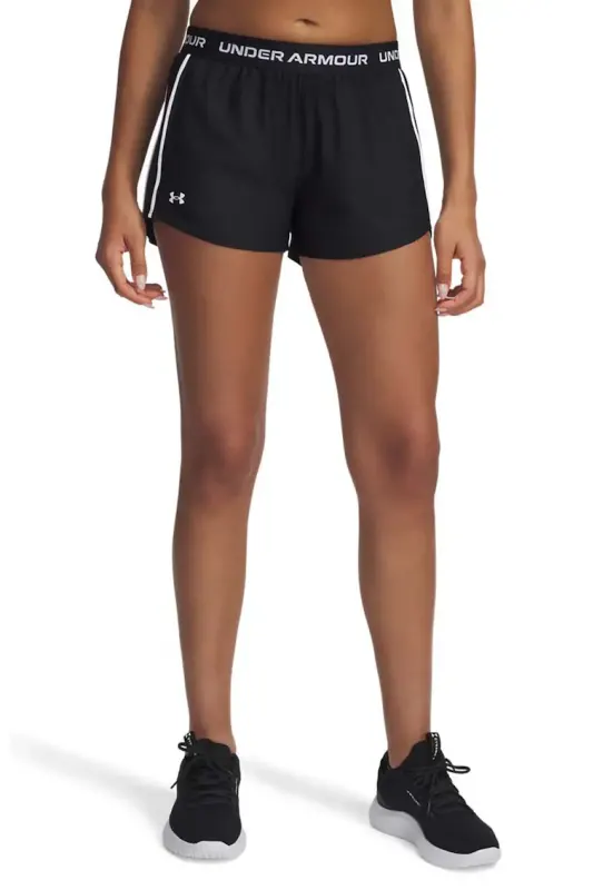Pantaloni scurti pentru fitness Tech™ Play Up - Alb/Negru