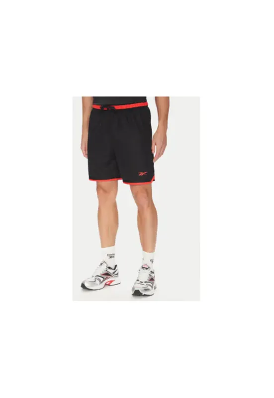Pantaloni scurti sport barbati 119524 - Poliester - Negru - Negru