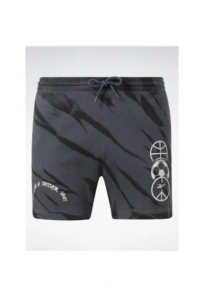 Pantaloni scurti sport barbati -  301802198 - Bumbac - Gri