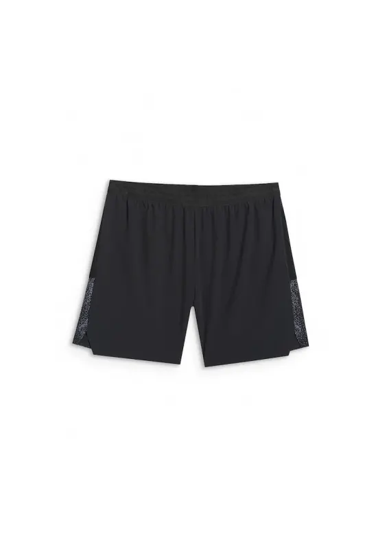 Pantaloni scurti sport barbati  poliester - negru