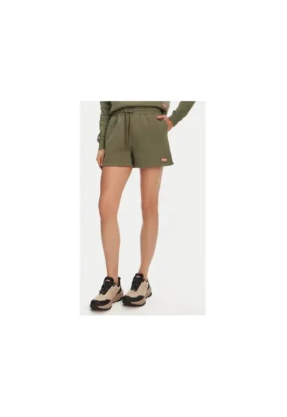 Pantaloni scurti sport dama  HARW0058251 - Bumbac/Poliester - Kaki - Kaki