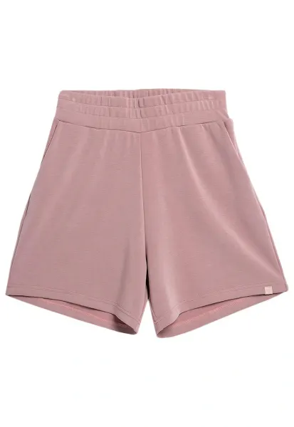 Pantaloni scurti sport dama SS23TSHOF171 - 4F - Bumbac/Poliester - Roz