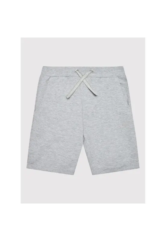 Pantaloni scurti sport Fete - 300455517 - Bumbac - Gri