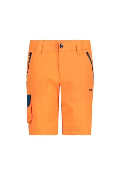 Pantaloni scurti trekking copii  32T5315 - Portocaliu