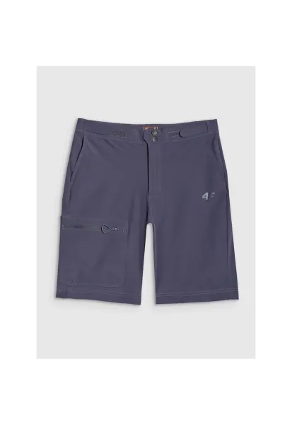 Pantaloni scurti trekking femei  gri - uscare rapida