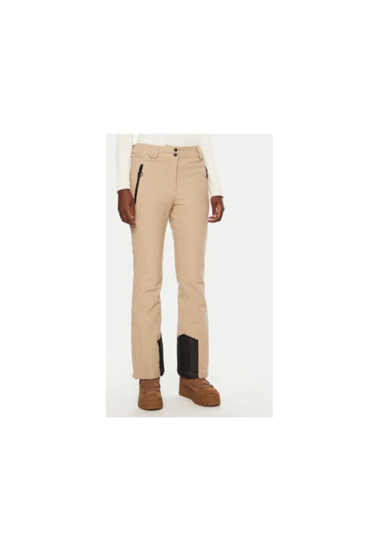 Pantaloni ski dama -  304332128 - Poliester - Alb - Alb