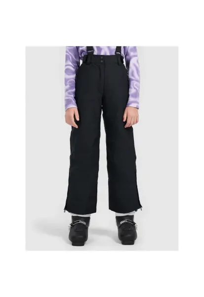 Pantaloni ski  NeoDry 8000 - negri - poliester - bretele detasabile - impermeabili - pentru fete
