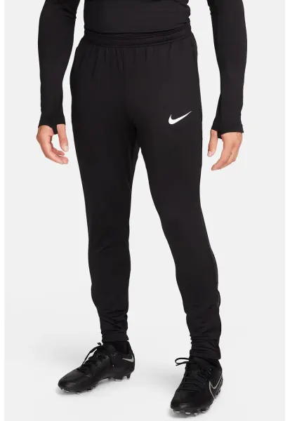 Pantaloni slim fit pentru fotbal Strike - Alb/Negru