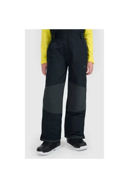 Pantaloni snowboard baieti - negri - NeoDry 10000/8000 - bretele reglabile