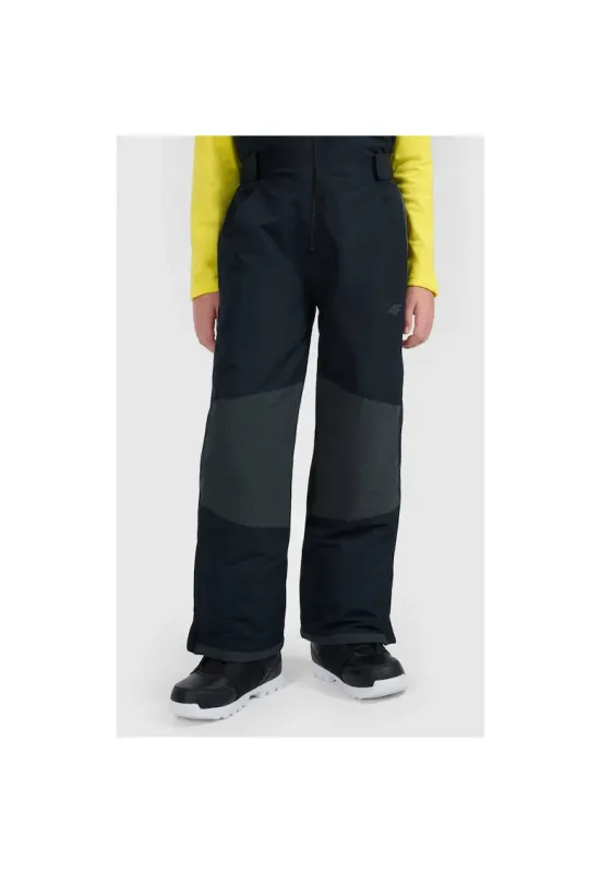 Pantaloni snowboard baieti - negri - NeoDry 10000/8000 - bretele reglabile