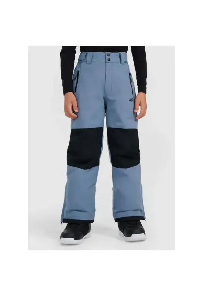 Pantaloni snowboard  bleumarin - poliester - izolatie usoara - pentru baieti