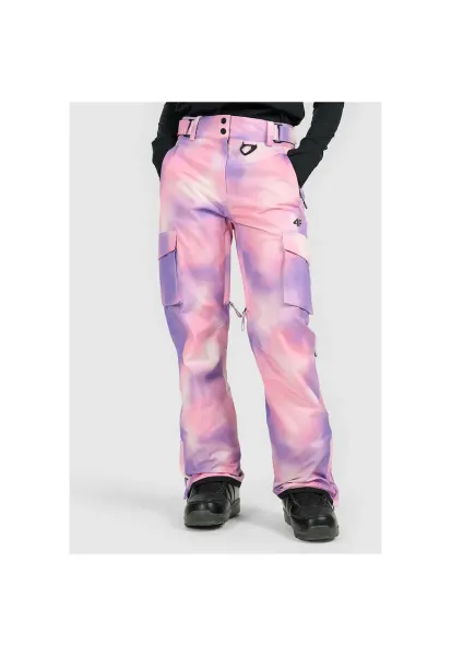 Pantaloni snowboard dama  membrana 15000 - impermeabili - multicolor - poliester