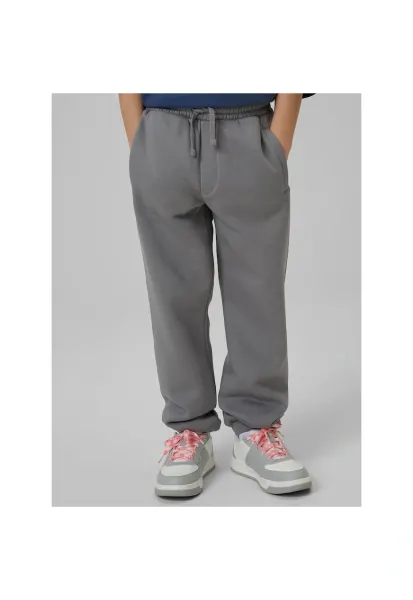 Pantaloni sport baieti -  bumbac - gri