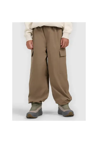 Pantaloni sport baieti - bumbac - maro