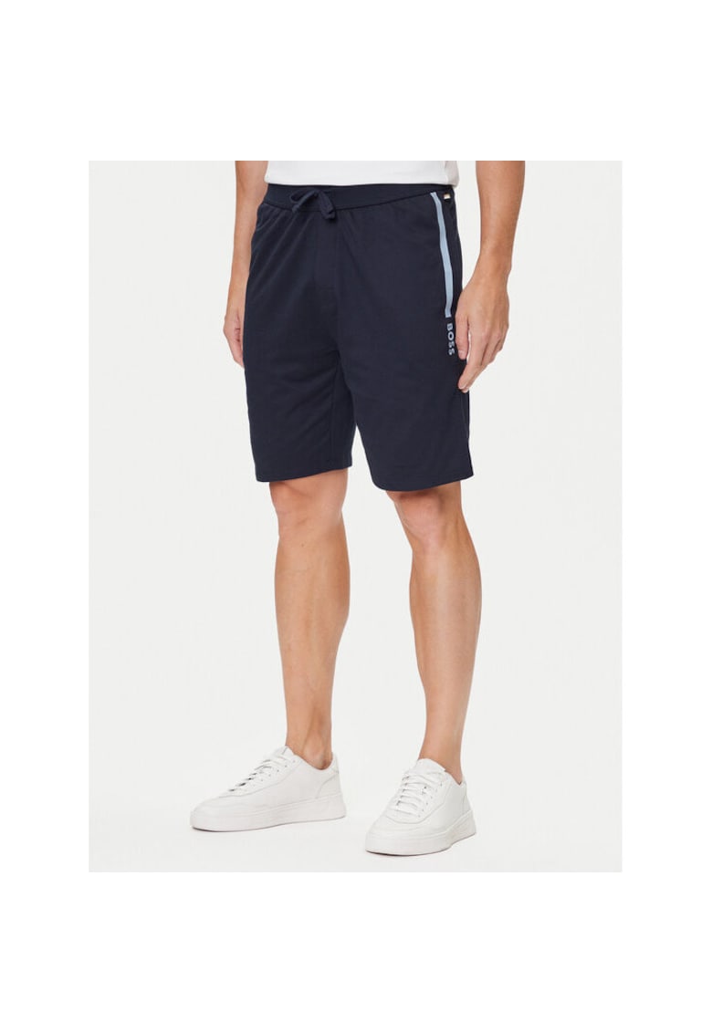 Pantaloni sport barbati  bleumarin - material respirabil