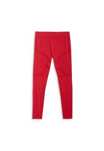Pantaloni sport barbati  lenjerie termica fara cusaturi - rosu - poliester