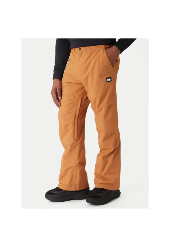 Pantaloni sport barbati snowboard - maro
