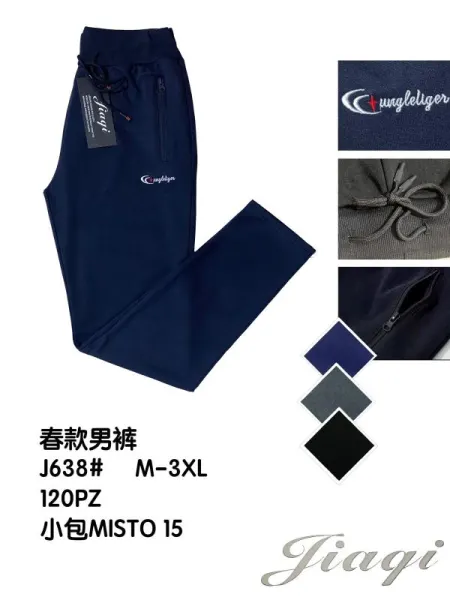 Pantaloni sport conici, cod J638, en-gross