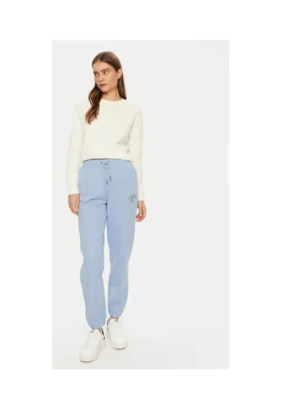 Pantaloni sport conici cu talie ajustabila