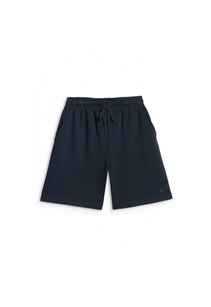 Pantaloni sport copii -  bleumarin - croiala supradimensionata - 80% bumbac - pantaloni scurti
