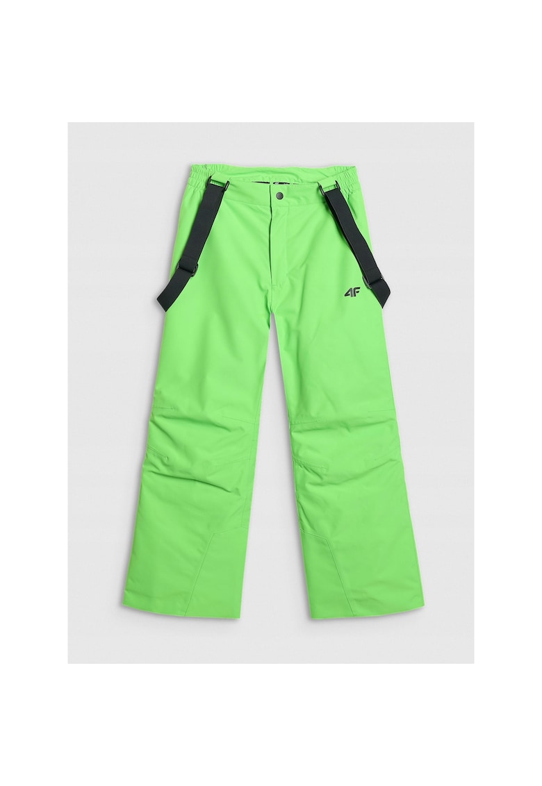 Pantaloni sport copii -  schi - verde - poliester