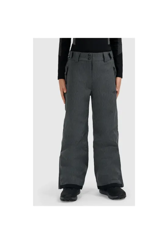 Pantaloni sport copii - snowboard - membrana 10000 - negru - poliester