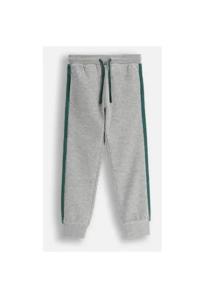 Pantaloni sport cu benzi contrastante
