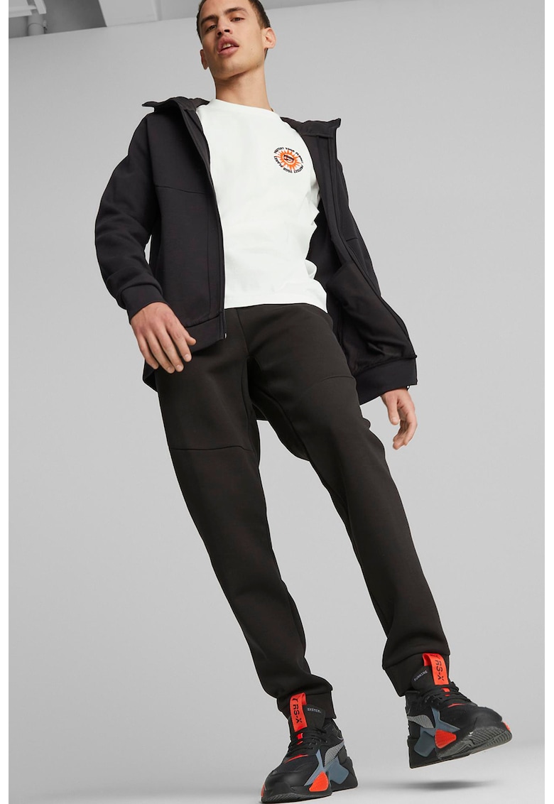Pantaloni sport cu talie ajustabila PumaTech - Negru