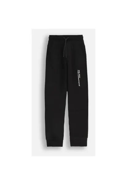 Pantaloni sport cu talie ajustabila si buzunare oblice -