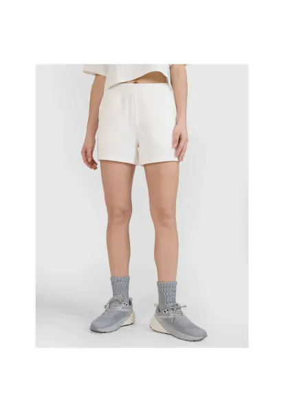 Pantaloni sport dama  alb - trening