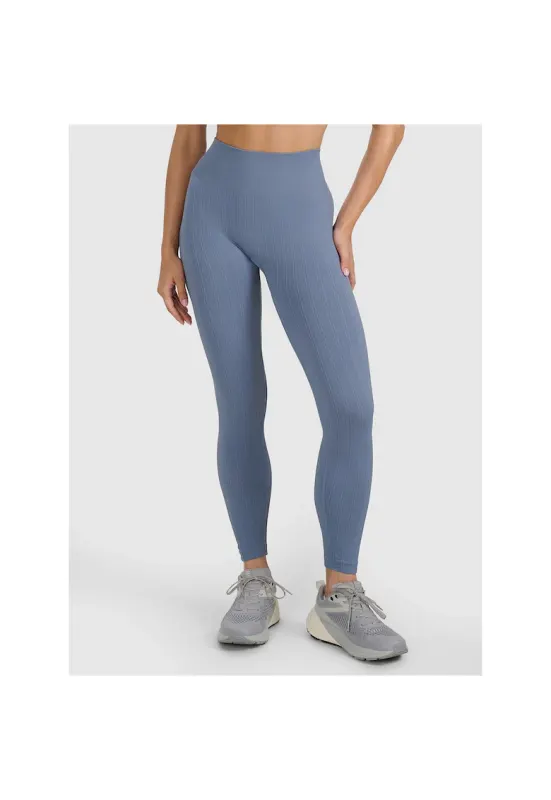 Pantaloni sport dama -  colanti de antrenament - gri - poliester -