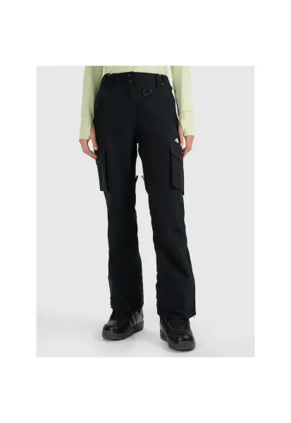 Pantaloni sport dama  de ski - negru - poliester