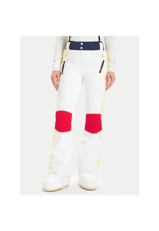 Pantaloni sport dama ecru - schi