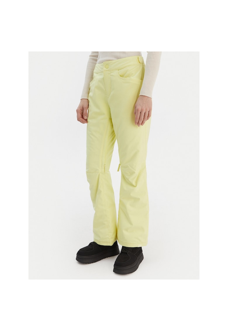 Pantaloni sport dama  galben - snowboard
