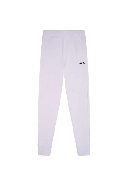 Pantaloni sport dama  Lucera - talie elastica - Alb