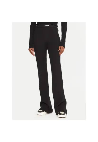 Pantaloni sport dama  negru - fabricat elastica