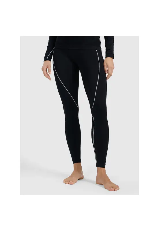 Pantaloni sport dama - poliamida - negru