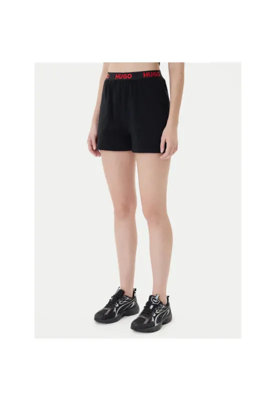 Pantaloni sport dama sorturi - culoare neagra