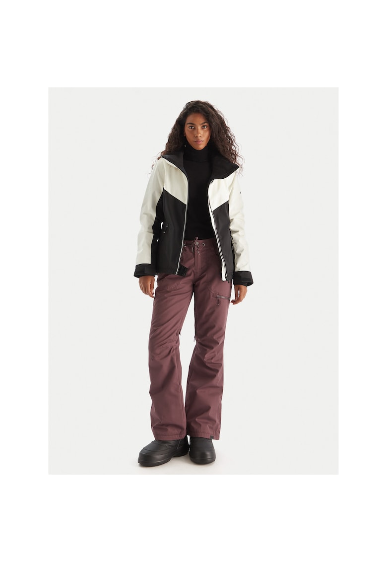 Pantaloni sport dama  violet - schi