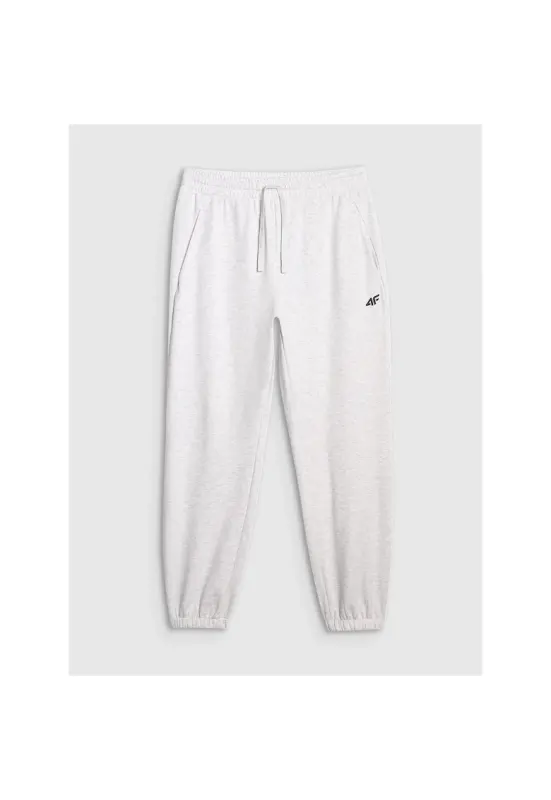 Pantaloni sport  gri - bumbac/poliester - croiala normala - fara captuseala - pentru barbati