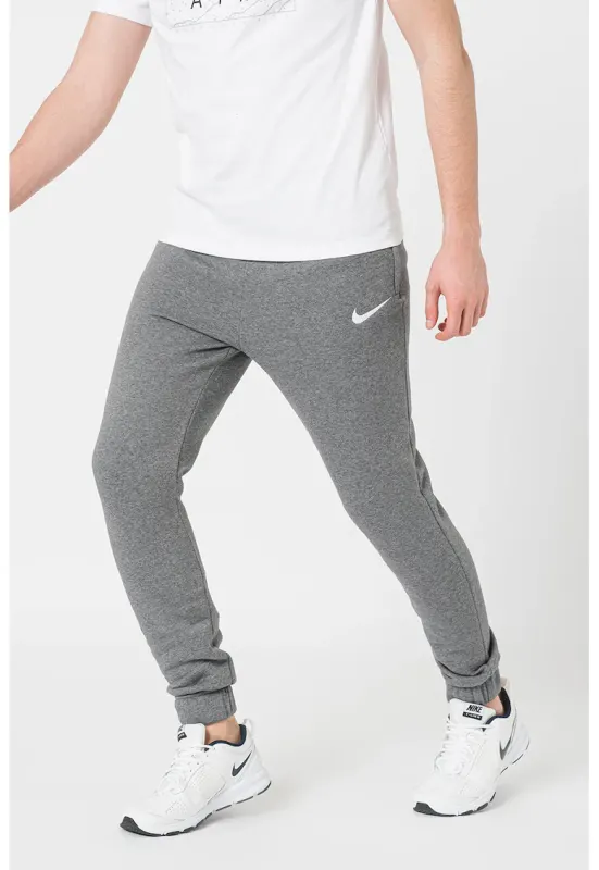 Pantaloni sport pentru barbai - buzunare laterale - Gri melange
