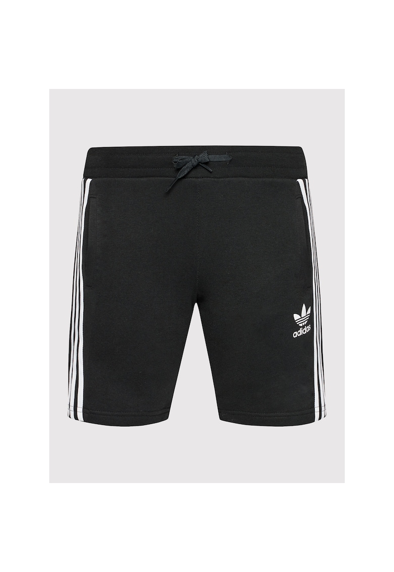 Pantaloni sport pentru copii -  scurti - unisex - negru